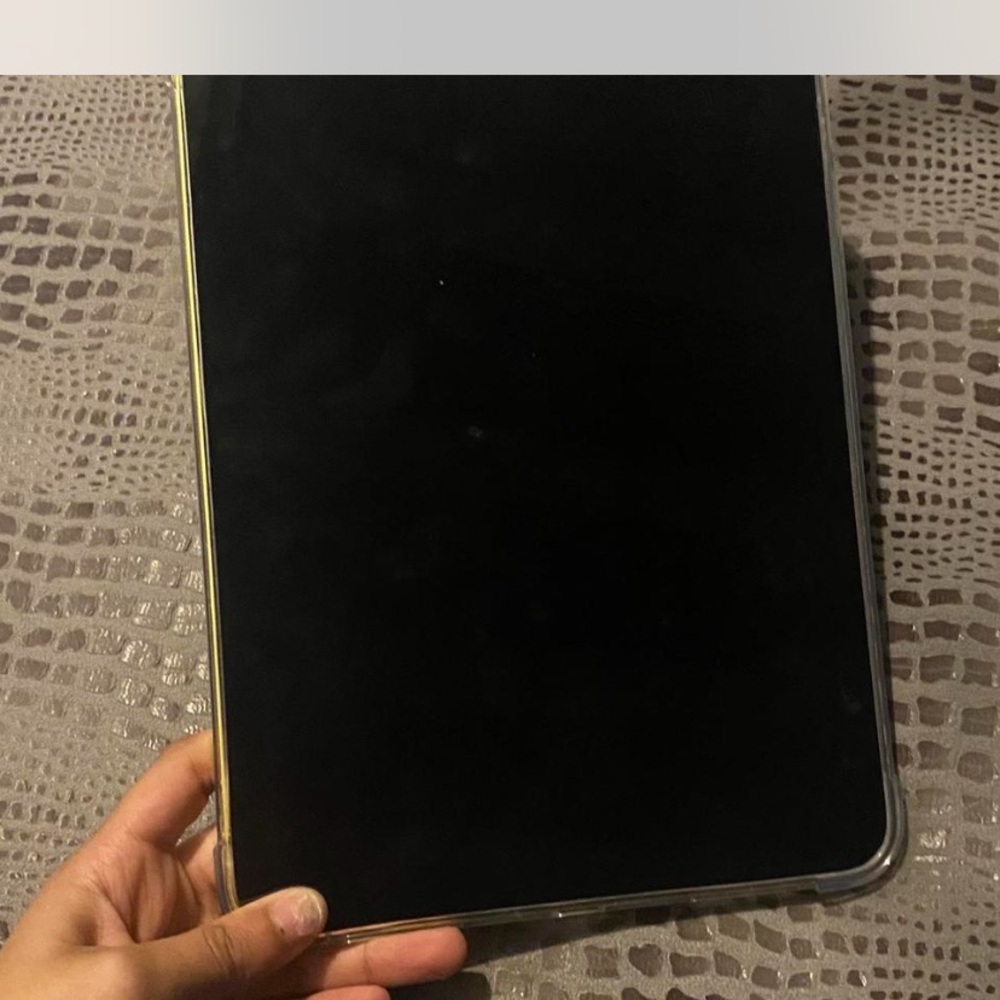 Apple Black and Yellow Tablet Sleek Design